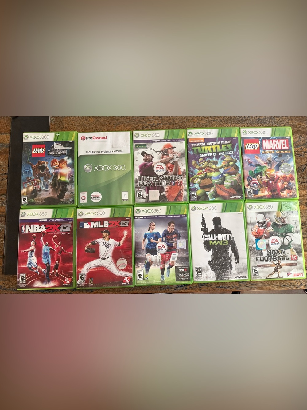 Lot of 10 Xbox 360 Games